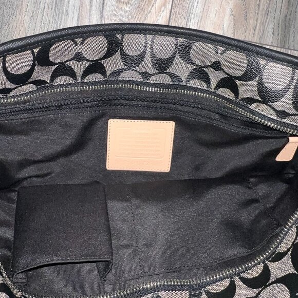 COACH Peyton Signature Canvas and Leather Large Tote - Picture 4 of 5